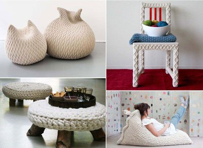 stools-with-woollen-...