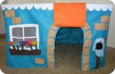 felt playhouse front...