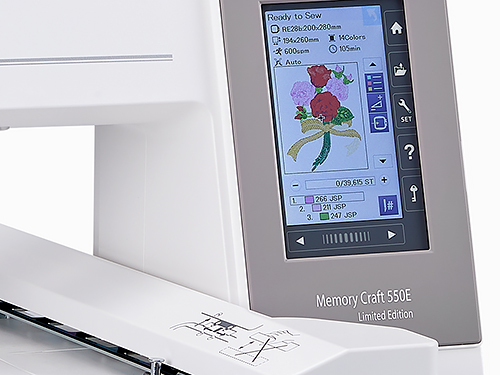 Janome Memory Craft 550e Limited Edition
