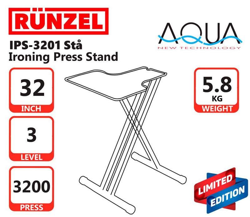 RUNZEL IPS-3201 Sta - Ironing Press Stand
