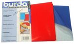 Копировальная бумага с односторонним покрытием 83см*57см (2шт) синяя/красная
