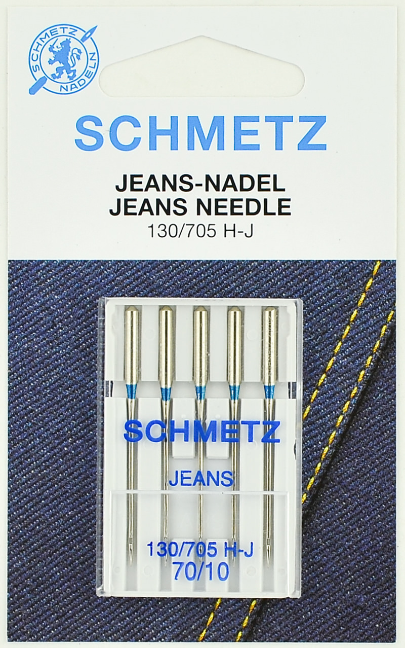 Иглы для джинсы 130/705H-J № 70, 5 шт.