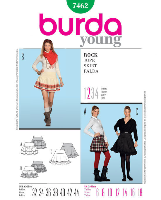  BURDA -  7462