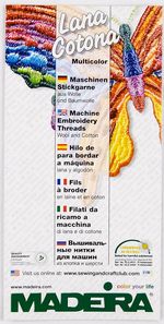 Печатная карта цветов Lana. Cotona