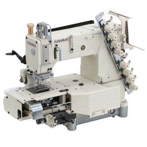 Многоигольная швейная машина двухниточного цепного стежка  Kansai Special FX-4406P/UTC