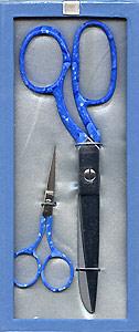 Набор ножниц HEMLINE Beautiful (голубые)